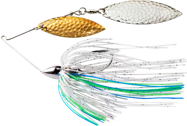War Eagle Nickel Frame Hammered Double Willow Spinnerbait - FULL SELECTION