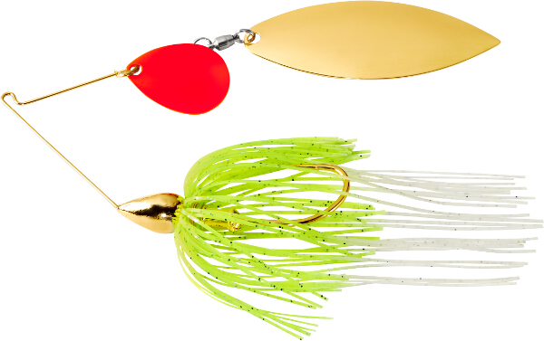 War Eagle Gold Frame Tandem Willow Spinnerbait - FULL SELECTION