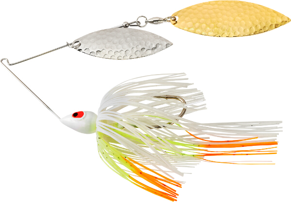 War Eagle Painted Head Hammered Double Willow Spinnerbait - FULL SELECTION