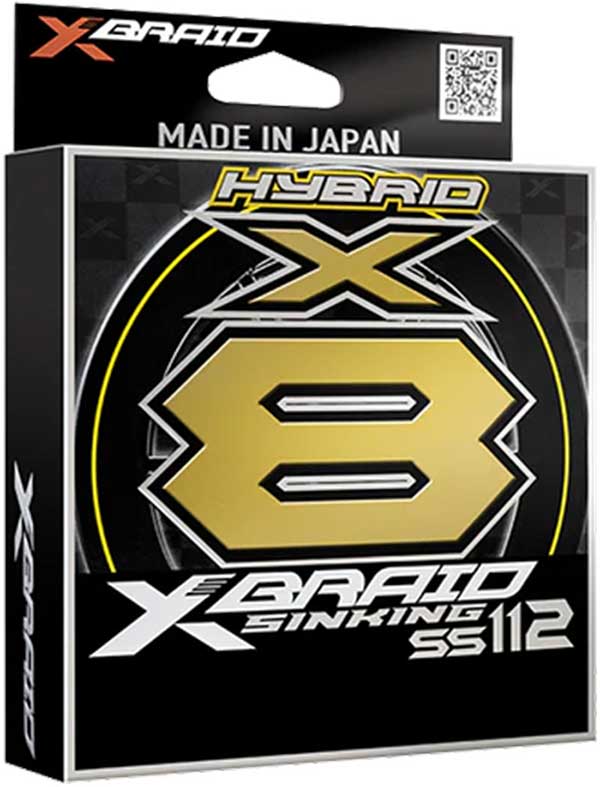 XBraid Sinking SS112 Braided Line Yellow - NEW IN FISHING LINE