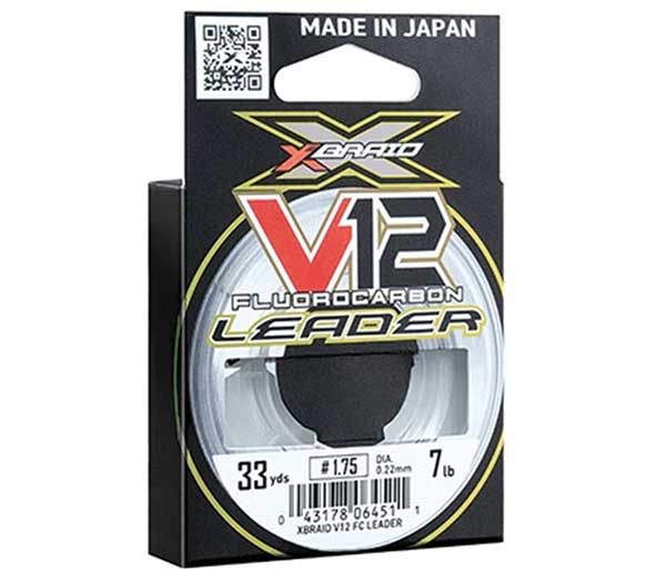 XBraid V12 Fluorocarbon Leader Line Clear - NEW IN FISHING LINE