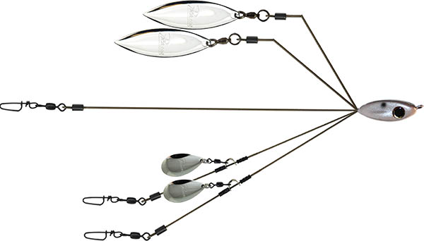 Picasso BFL Smackdown 4 Blade Finesse Umbrella Rig - NOW AVAILABLE