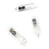 Pyrex Glass Worm Rattles