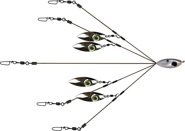 Picasso School-E-Rig Bait Ball Junior Umbrella Rig - NOW AVAILABLE