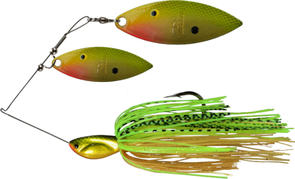 Picasso Stainless Steel R Bend Double Willow Painted Blades Spinnerbait - NOW AVAILABLE
