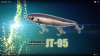 Evergreen JT-95 Pencil Topwater Bait Video