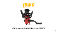 Lew's Mach Smash Speed Spin Series Spinning Reel Video