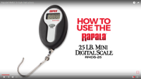 Rapala 25 Lb Mini Digital Scale Video
