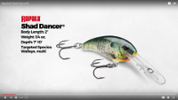 Rapala Shad Dancer Video