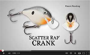 Rapala Scatter Rap Crank Video