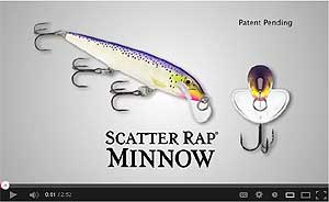 Rapala Scatter Rap Minnow 11 Live Pike Jagged Tooth Tackle