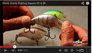 Arashi Rattling Square Bill Crankbaits