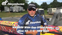 Hayabusa WRM956 Extra Wide Gap Offset Worm Hook Video