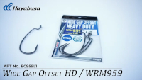 Hayabusa WRM959 Extra Wide Gap Offset Heavy Duty Worm Hook Video